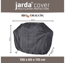 Housse de protection pour barbecue, 130 x 60 x 110 centimètres