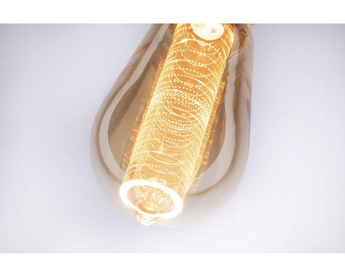 Nahaufnahme einer Edison Glühbirne