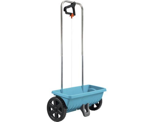 Chariot d'épandage L Gardena pour répandre de l'engrais ou du sel de déneigement max. 400 m²