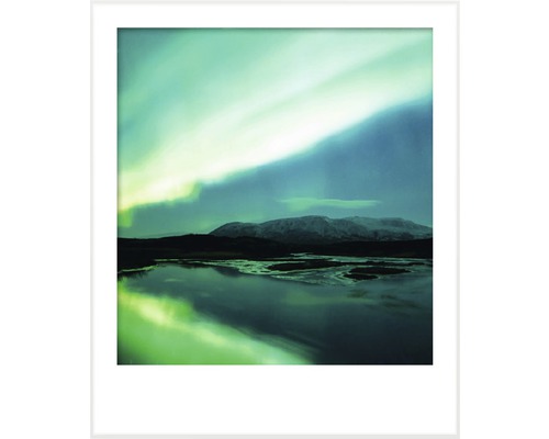 Image encadrée avec motif de paysage et étendue d''eau