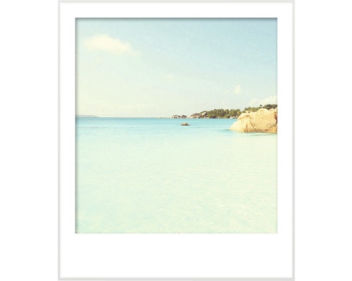 Image murale encadrée avec motif de plage