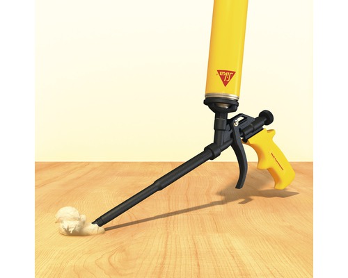 Pistolet à mousse de montage avec mousse et logo Sika