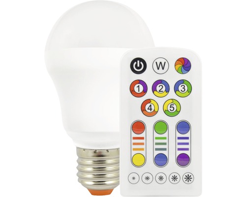 Ampoule LED avec télécommande