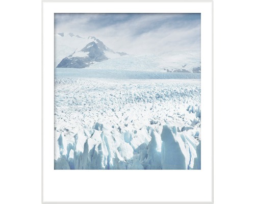 Image encadrée d''un paysage de glacier