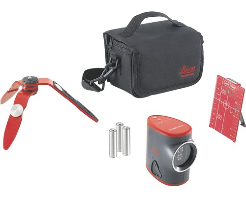 Leica Lino L2 Jeu de niveaux laser lignes croisées avec sac, trépied, piles et cible