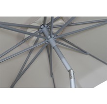 Vue du dessous d''un parasol avec baleines