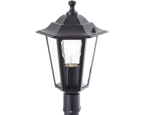 Laterne zur Mastmontage mit Glühbirne