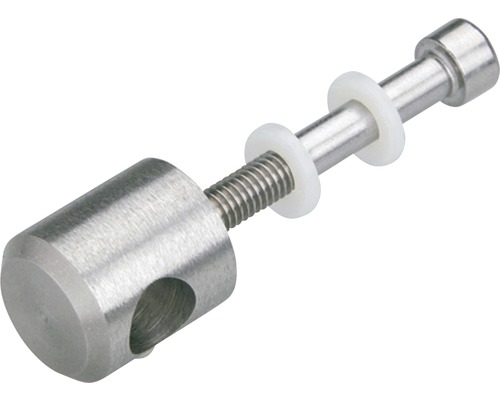 Boulon de fixation en métal avec rondelles en plastique