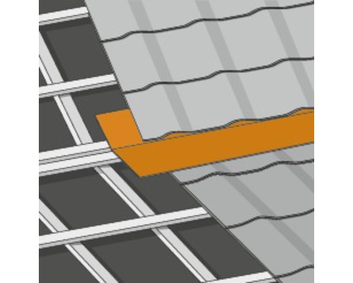 Dachkonstruktion mit Dachziegeln und Dämmung