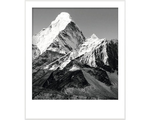 Image décorative encadrée d''un paysage de montagne