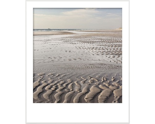 Tableau mural encadré avec motif de plage