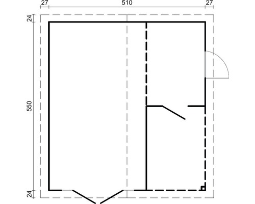 Plan d''un abri de jardin avec dimensions
