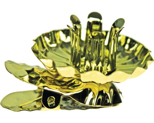 Christbaumkerzenhalter aus Metall mit Clip zur Befestigung an einem Weihnachtsbaum