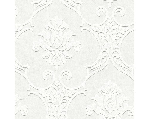 Vliestapete 35477-1 überstreichbar Ornament Tapete mit floralem Damastmuster