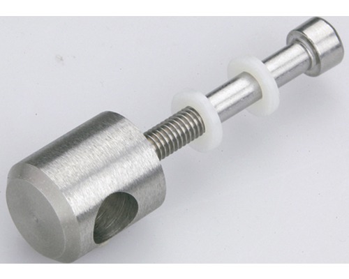 Befestigungselement aus Metall mit Gewinde und Unterlegscheiben