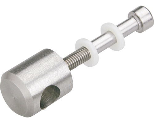 Support métallique avec filetage et rondelles