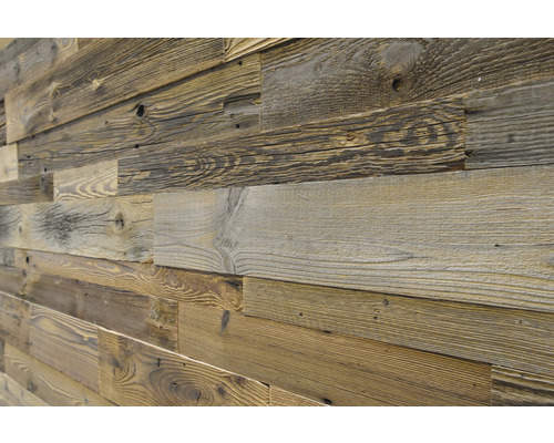 Revêtement mural en bois de récupération