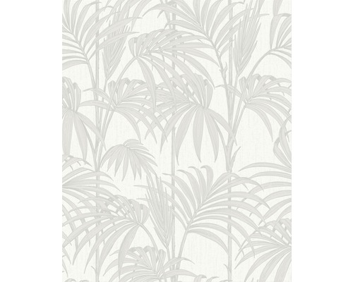 Vliestapete 32-967 Glitterati Honolulu weiss Tapete mit Palmenblattmuster