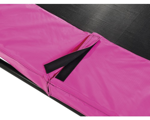 Gros plan d''une housse de trampoline avec fermeture velcro