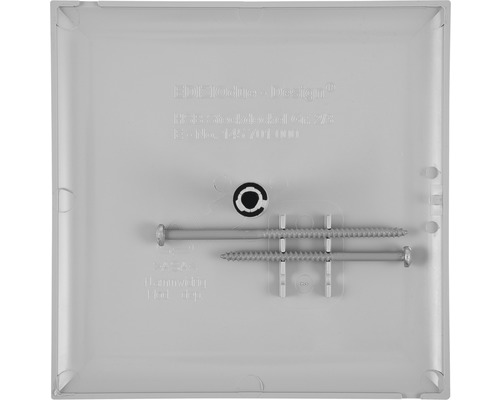 Matériel de montage pour luminaire de numéro de maison