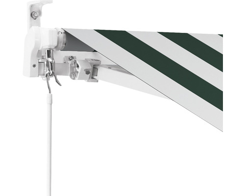 Store rayé blanc et couleur