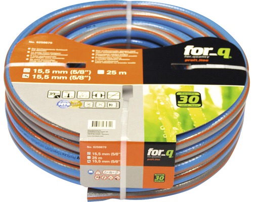 Tuyau d''arrosage enroulé de 15,5 mm d''une longueur de 25 m