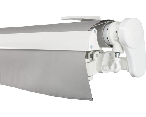 Store banne avec manivelle et tissu