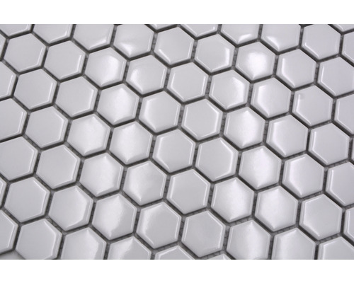 Gros plan de carreaux de céramique hexagonaux