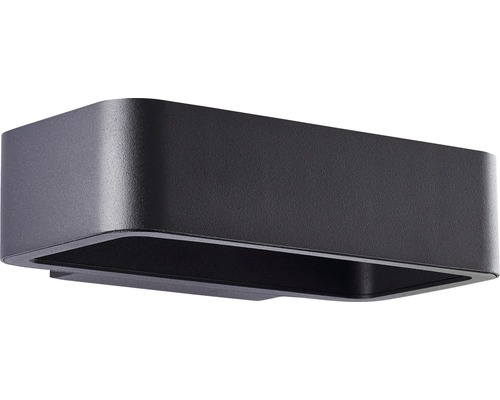 Schwarze rechteckige Aussenwandleuchte