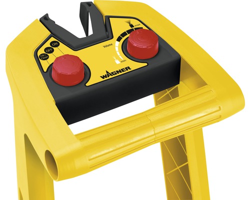 Vue détaillée du dispositif de nettoyage de rouleaux à peinture Wagner