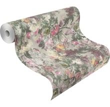 Rouleau de papier peint avec motif floral