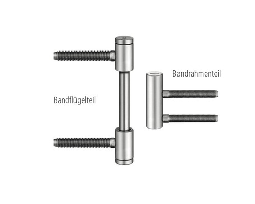 Verstellbares Türband mit Gewinde zum Einschrauben