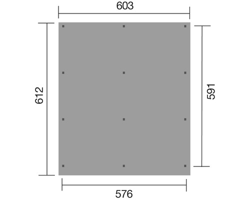 Abmessungen einer Bodenplatte