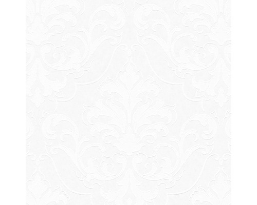 Weisse Tapete mit floralem Muster