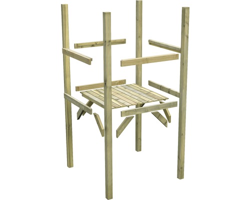 Structure en bois d''une cabane pour enfants