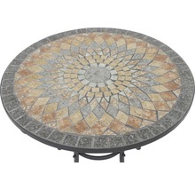 Table ronde en mosaïque pour l''extérieur