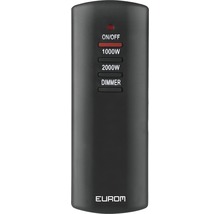 Télécommande Eurom avec bouton marche/arrêt, 1000 watts, 2000 watts et fonction de variateur