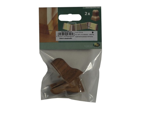 Aussenecken für Sockelleisten, zwei Stück in einer Verpackung.