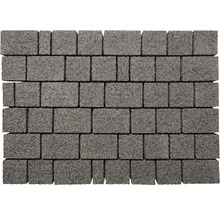 Pflasterstein Mehrformatpflaster Capriccio granitgrau dunkel Stärke 8 cm (nur Lagenweise erhältlich)-thumb-1 Pflasterstein Mehrformatpflaster Capriccio granitgrau dunkel Stärke 8 cm (nur Lagenweise erhältlich)-thumb-1