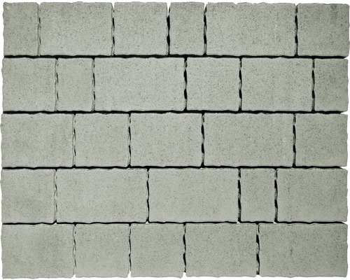 Pavés autobloquants en béton, forme rectangulaire et carrée