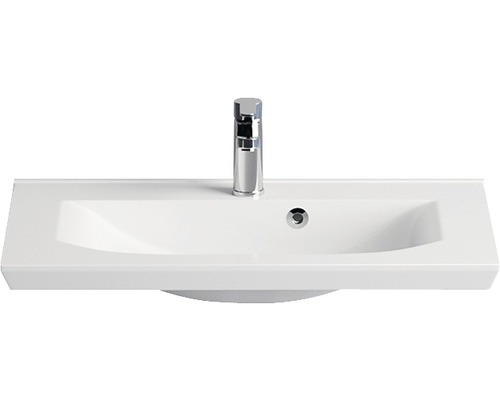 Waschtisch mit Armatur für das Badezimmer