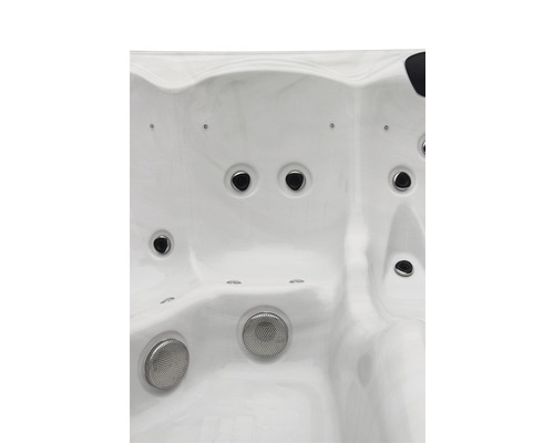 Detailansicht eines Whirlpools mit Düsen