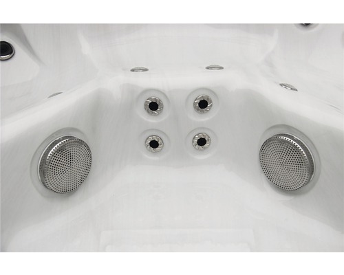 Innenansicht eines Whirlpools mit Düsen