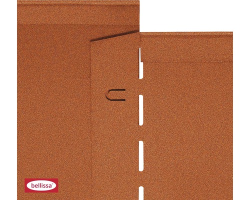 Detailansicht einer Bellissa Hochbeet-Umrandung mit Verbindungselementen.