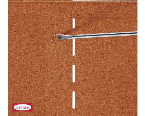 Bellissa Rasenkante aus Metall mit Montagevorrichtung