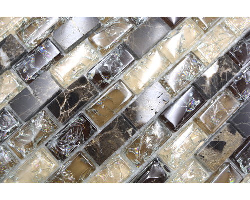 Carreaux de mosaïque de forme rectangulaire