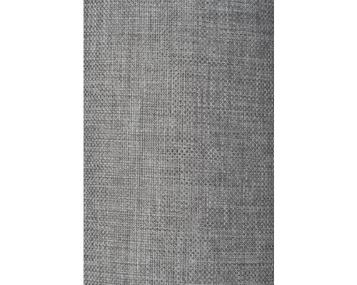 Gros plan sur un tissu d''ameublement gris texturé