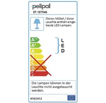 Energieetikett mit Informationen zu integrierten LED Lampen und nicht austauschbaren Leuchtmitteln
