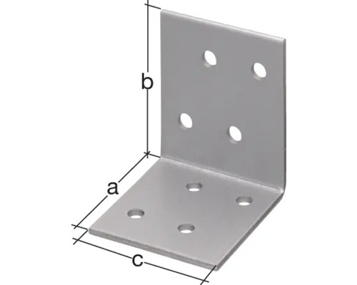 Winkelverbinder aus Metall mit Löchern zur Befestigung