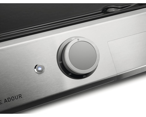 Gros plan d''une plaque de cuisson avec réglage de la température